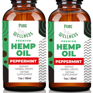 Hemp Seed Oil 5,000MG (2-Pack)